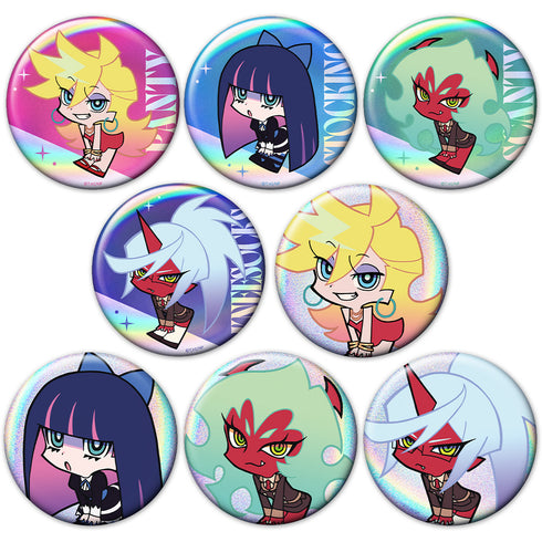 『New PANTY & STOCKING with GARTERBELT』つんぴっつトレーディングホログラム缶バッジ (BOX)全8種