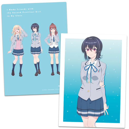 『クラスで2番目に可愛い女の子と友だちになった』クリアファイル 海&夕&新奈