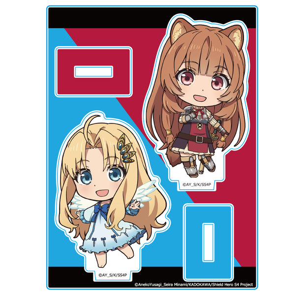 『盾の勇者の成り上がり Season 4』アクリルキャラスタンド ラフタリア&フィーロ