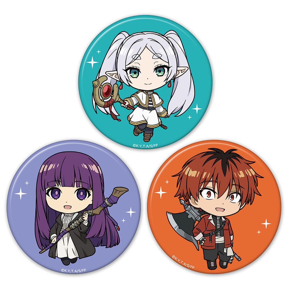 葬送のフリーレン』缶バッジ3個セット フリーレン&フェルン&シュタルク