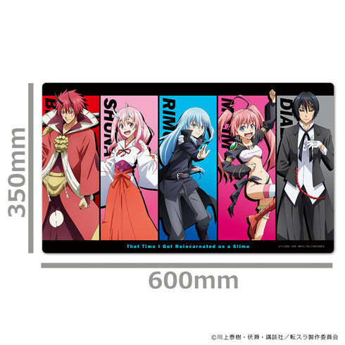 『転生したらスライムだった件』キャラクターラバーマット ベニマル&シュナ&リムル&ミリム&ディアブロ