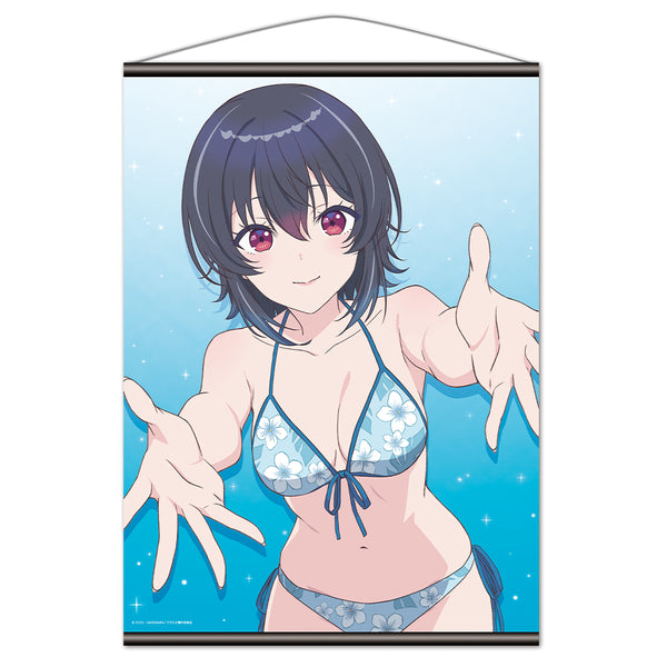 『クラスで2番目に可愛い女の子と友だちになった』B2タペストリー 朝凪海 水着ver.
