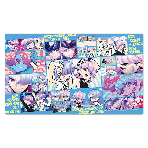 『New PANTY & STOCKING with GARTERBELT』キャラクターラバーマット ポリエステル&ポリウレタン 場面写ver.