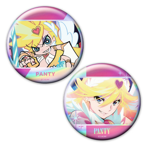 『New PANTY & STOCKING with GARTERBELT』ホログラム缶バッジ2個セット パンティ vol.3