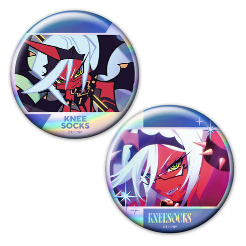 『New PANTY & STOCKING with GARTERBELT』ホログラム缶バッジ2個セット ニーソックス