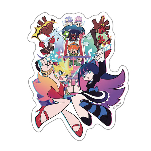 『New PANTY & STOCKING with GARTERBELT』ダイカットステッカー キービジュアル