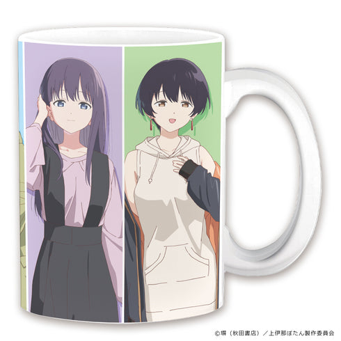 『上伊那ぼたん、酔へる姿は百合の花』マグカップ 集合ver.