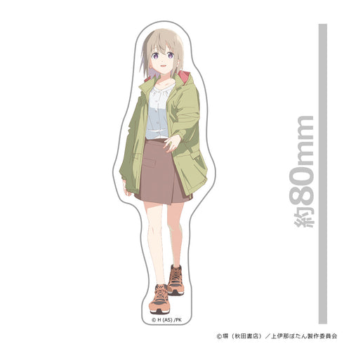 『上伊那ぼたん、酔へる姿は百合の花』ダイカットステッカー 砺波いぶき