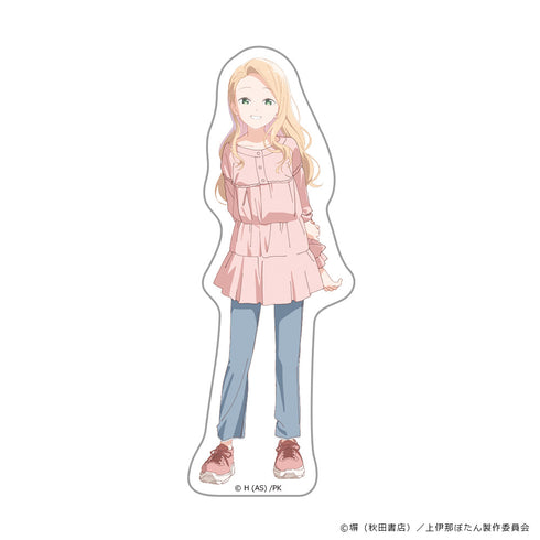 『上伊那ぼたん、酔へる姿は百合の花』ダイカットステッカー 北杜やえか