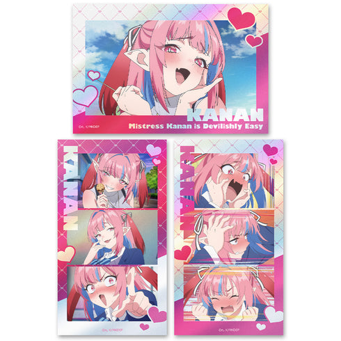 『カナン様はあくまでチョロい』サムネイルキラステッカーセット 高潔カナン
