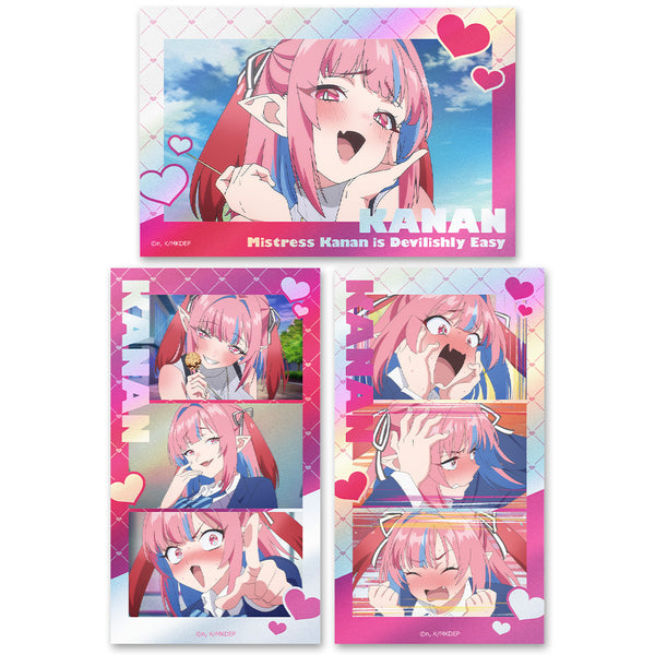 『カナン様はあくまでチョロい』サムネイルキラステッカーセット 高潔カナン