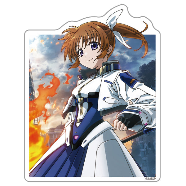 『魔法少女リリカルなのは EXCEEDS Gun Blaze Vengeance』ダイカットステッカー なのは