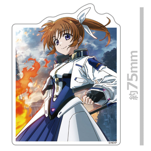 『魔法少女リリカルなのは EXCEEDS Gun Blaze Vengeance』ダイカットステッカー なのは