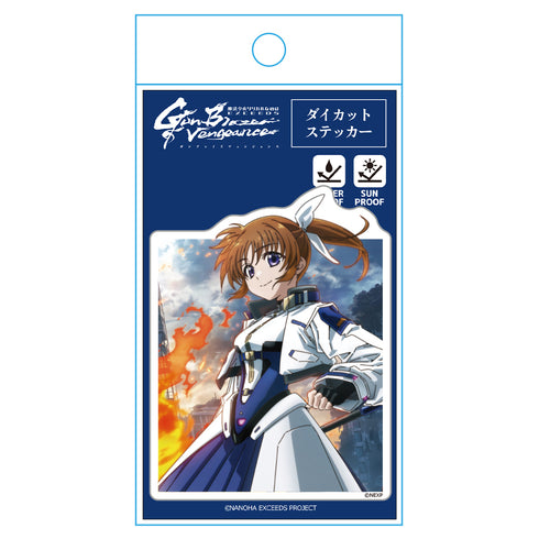 『魔法少女リリカルなのは EXCEEDS Gun Blaze Vengeance』ダイカットステッカー なのは