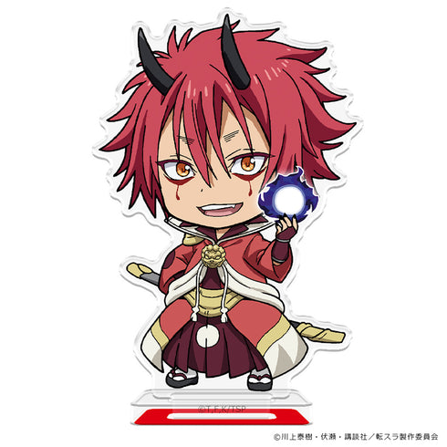『転生したらスライムだった件』アクリルキャラスタンド リムル 魔王ver.&ベニマル&シュナ&シオン デフォルメキャラ