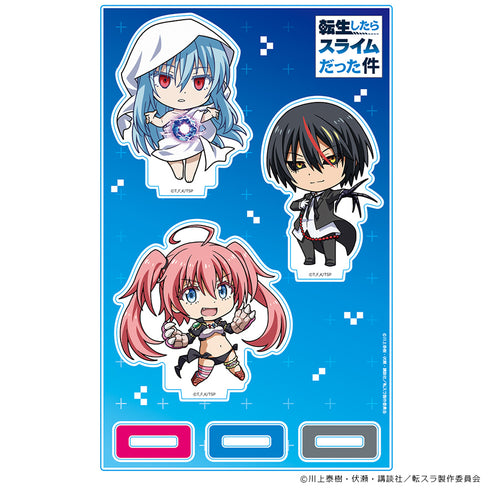 『転生したらスライムだった件』アクリルキャラスタンド ラファエル&ディアブロ&ミリム デフォルメキャラ