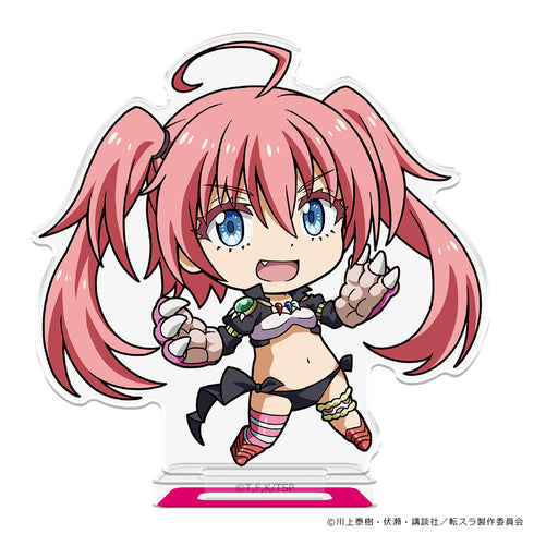 『転生したらスライムだった件』アクリルキャラスタンド ラファエル&ディアブロ&ミリム デフォルメキャラ