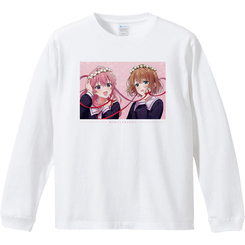 『きみが死ぬまで恋をしたい』リブ付ロングスリーブTシャツ シーナ&ミミ