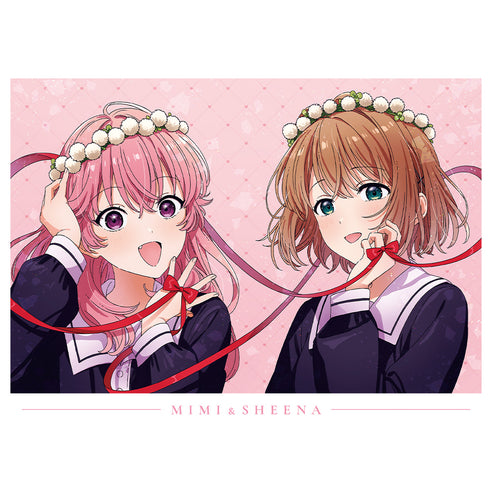 『きみが死ぬまで恋をしたい』リブ付ロングスリーブTシャツ シーナ&ミミ