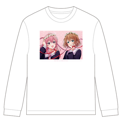 『きみが死ぬまで恋をしたい』リブ付ロングスリーブTシャツ シーナ&ミミ