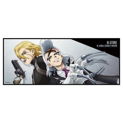 『Dr.STONE』缶バッジ付ハイブリッドタオル ゼノ&スタンリー