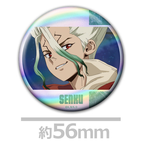 『Dr.STONE』ホログラム缶バッジ4個セット 千空&龍水&ゲン&ゼノ