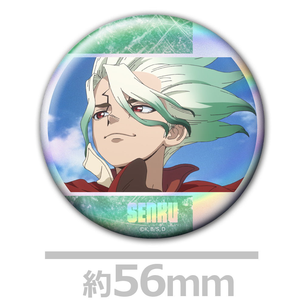 Dr.STONE』ホログラム缶バッジ4個セット 千空&龍水&ゲン&スタンリー