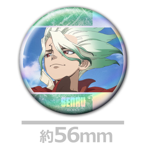 『Dr.STONE』ホログラム缶バッジ4個セット 千空&龍水&ゲン&スタンリー