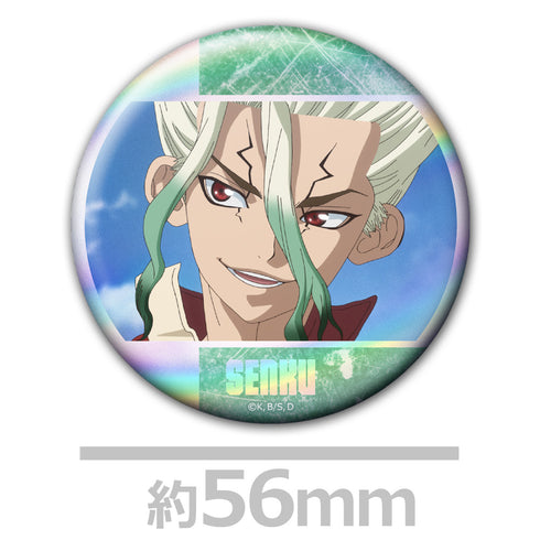 『Dr.STONE』ホログラム缶バッジ4個セット 千空&龍水&羽京&ゼノ