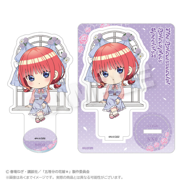 『五等分の花嫁*』ミニキャラアクリルマスコット 水玉パステルVer. 中野二乃