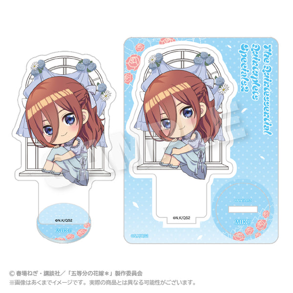 『五等分の花嫁*』ミニキャラアクリルマスコット 水玉パステルVer. 中野三玖