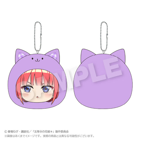 『五等分の花嫁*』まるめいつクッションキーホルダー2 中野二乃