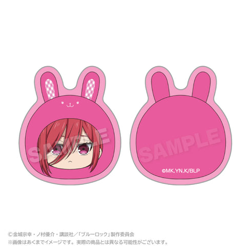 『ブルーロック』まるめいつクリップ うさぎVer. 千切豹馬