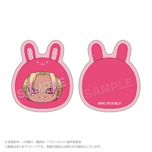 『ブルーロック』まるめいつクリップ うさぎVer. 士道龍聖