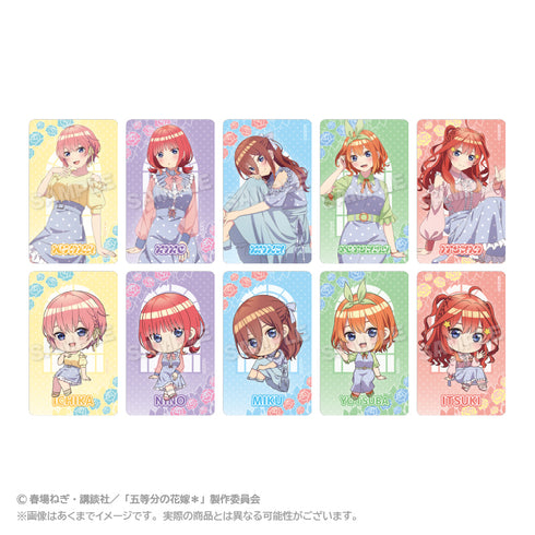 『五等分の花嫁*』トレーディングアクリルカード 水玉パステルVer.【BOX】