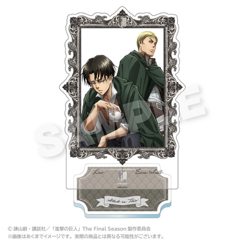 『進撃の巨人』額縁アクリルスタンド リヴァイ&エルヴィン