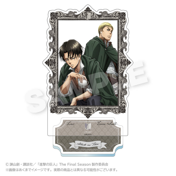 『進撃の巨人』額縁アクリルスタンド リヴァイ&エルヴィン
