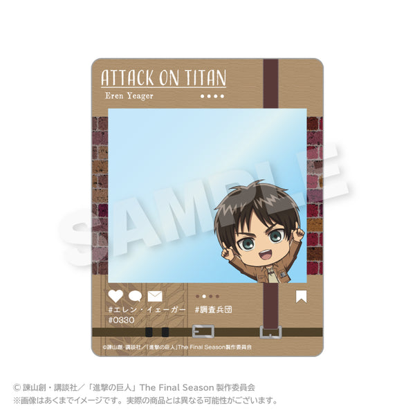 『進撃の巨人』SNS風カード ぽいんつVer. エレン・イェーガー