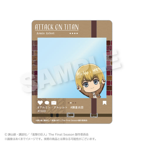 『進撃の巨人』SNS風カード ぽいんつVer. アルミン・アルレルト