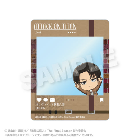 『進撃の巨人』SNS風カード ぽいんつVer. リヴァイ