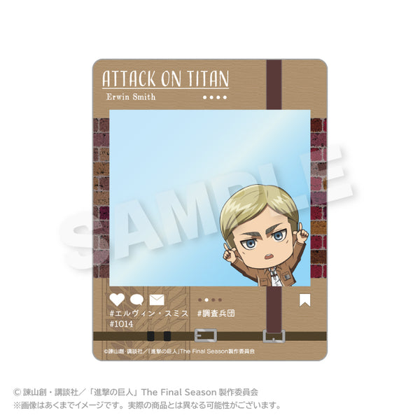 『進撃の巨人』SNS風カード ぽいんつVer. エルヴィン・スミス