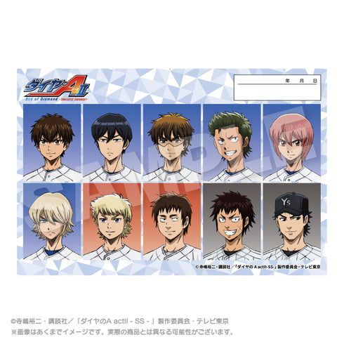 『ダイヤのA act II -Second Season-』証明写真風ステッカー