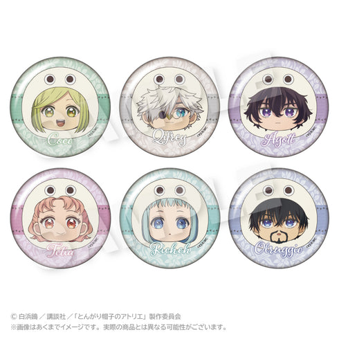 『とんがり帽子のアトリエ』トレーディングまるめいつ缶バッジ【BOX】