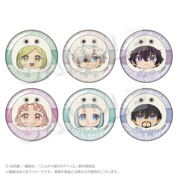 『とんがり帽子のアトリエ』トレーディングまるめいつ缶バッジ【BOX】