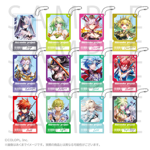 『白猫プロジェクト NEW WORLD'S』トレーディングアクリルキーホルダー(12周年Ver.)A【BOX】
