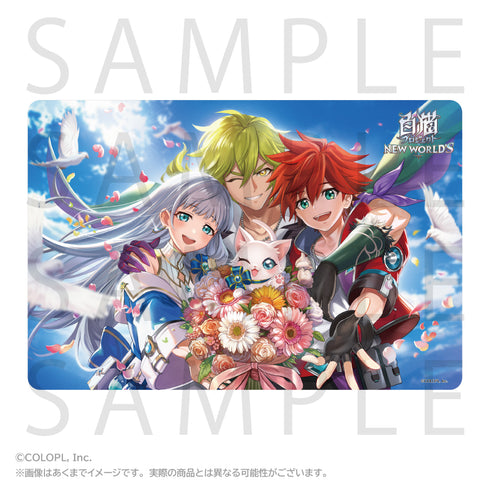 『白猫プロジェクト NEW WORLD'S』ラバーマット 12周年KV1