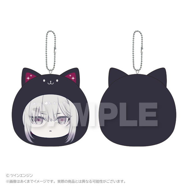 『THE RIBBON HERO リボンヒーロー』まるめいつクッションキーホルダー ベルベット