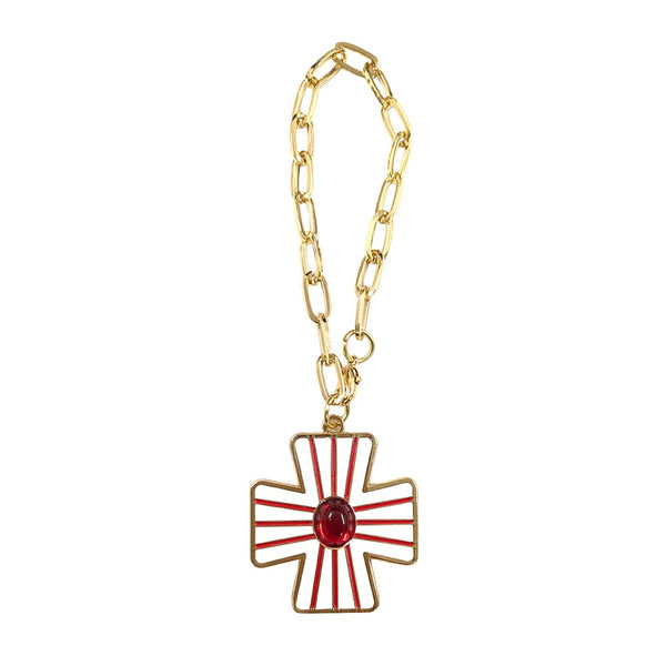 "The Rose of Versailles" Bag Charm - Red