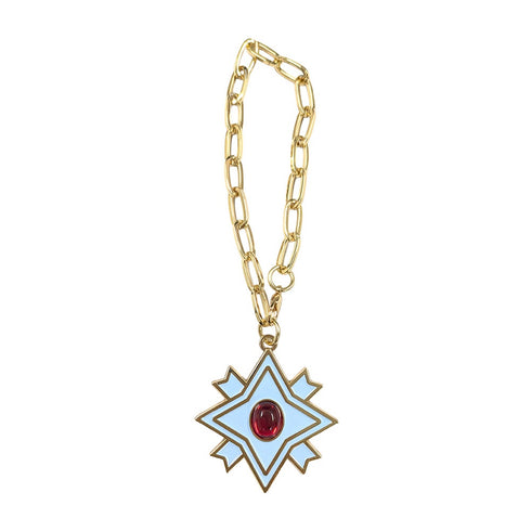 "The Rose of Versailles" Bag Charm, Blue