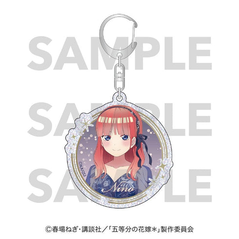 "The Quintessential Quintuplets*" Glitter Acrylic Keychain: Night Sky Color Dress - Nino Nakano